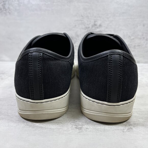 Lanvin Canvas Lace Up Sneakers - Men's Size UK 7 / US 8 - Black - Picture 6 of 14